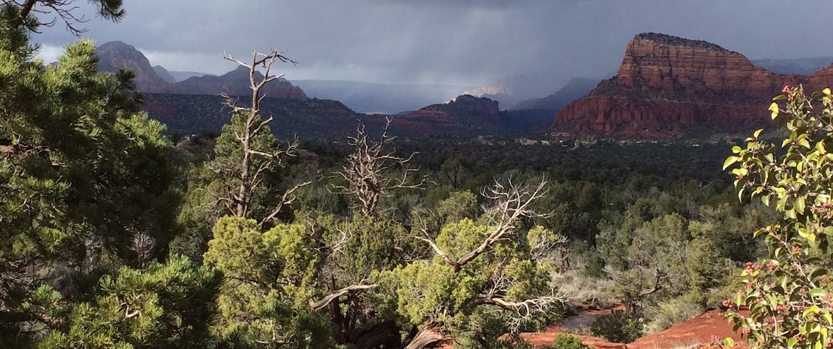 Storm clouds in Sedona